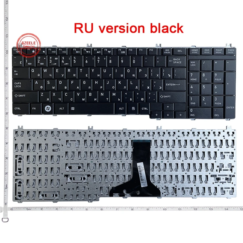 

Новинка, GZEELE для Toshiba MP-09N13US-698 V000210270 AEBL6U00120 9z. N4wsu.001, женская черная клавиатура с русской раскладкой