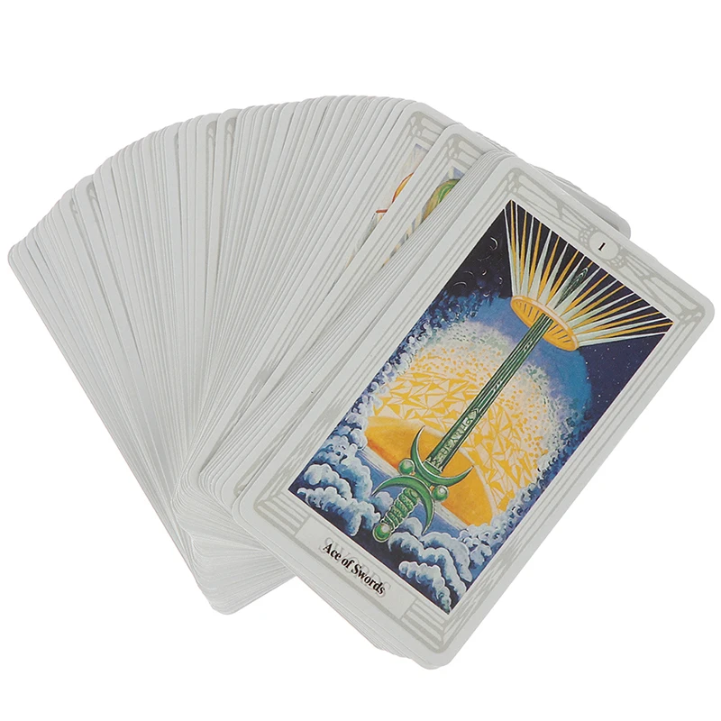

Egyptian Myth Divination Aleister Crowley Thoth Tarot Pocket Guidebook 78 Cards