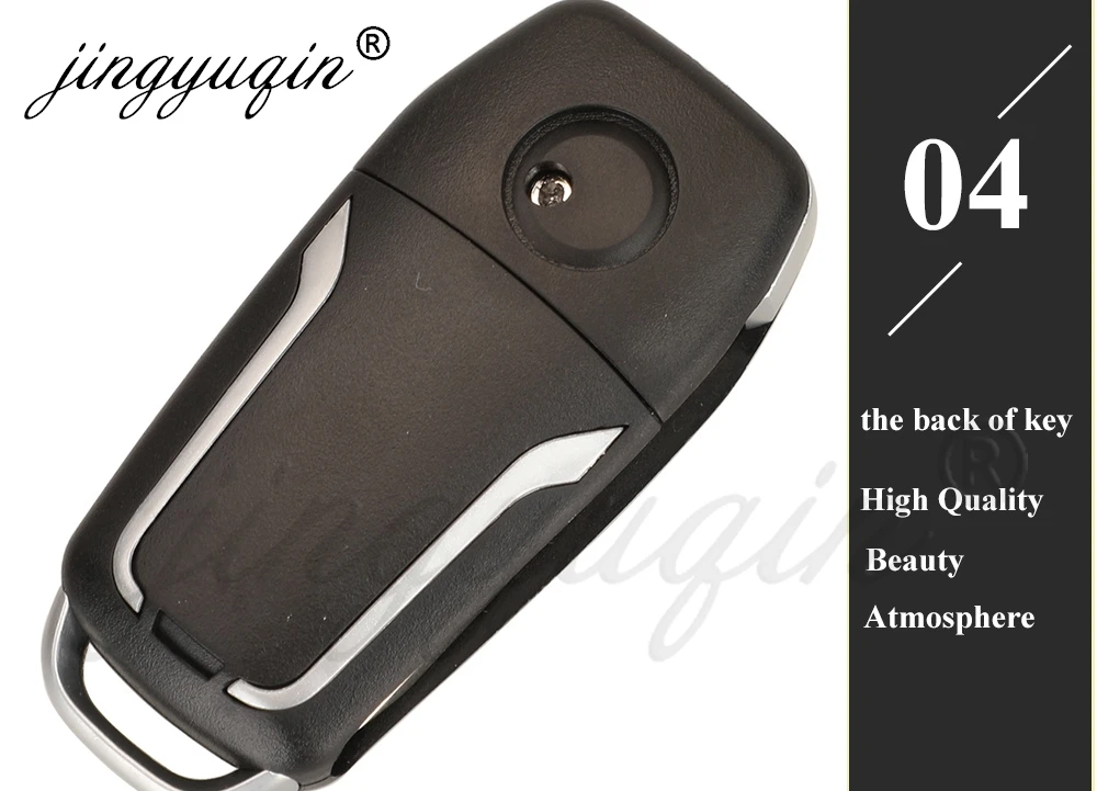 Jingyuqin 433 MHz 4D60 4D63 Modifizierter Flip-Fernbedienungs-Autoschlüssel für Ford Mondeo Focus Fusion Fiesta Galaxy C-Max S-Max Transit MK2 5 MK7 – Detail 8
