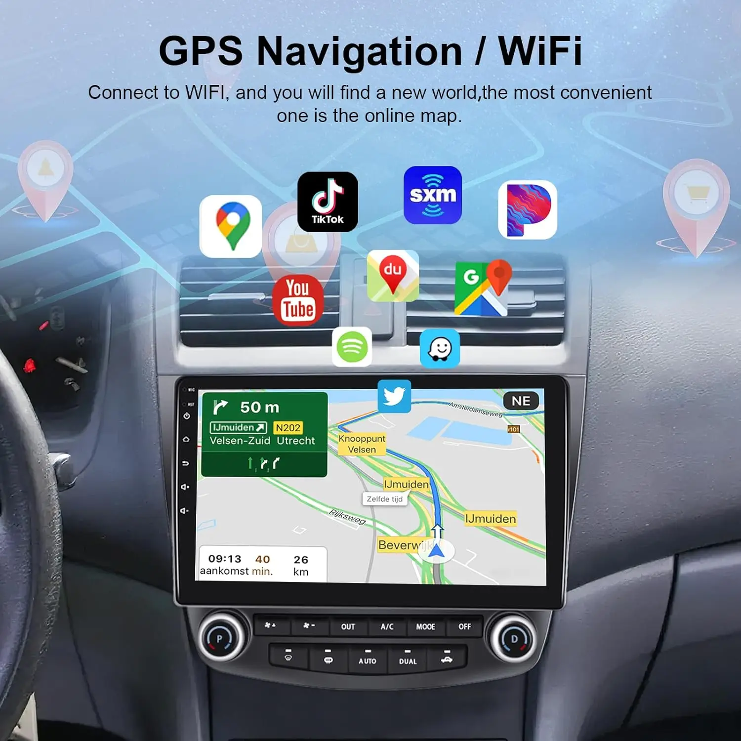 Android Car Stereo Radio Touch Screen GPS