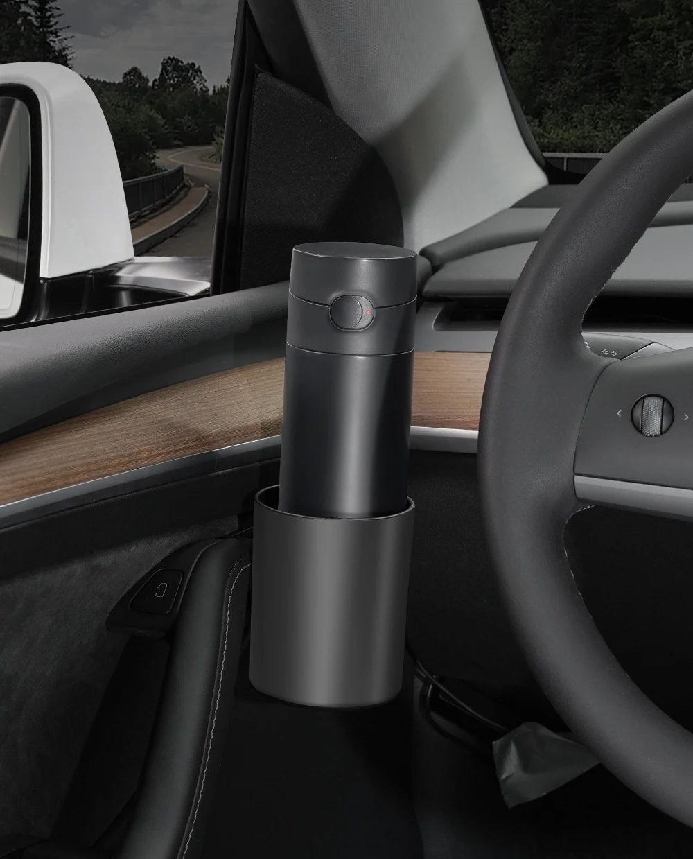 For Tesla Model 3 Y Juniper Highland 2025 Water Cup Holder Door Handle Coffee Dr