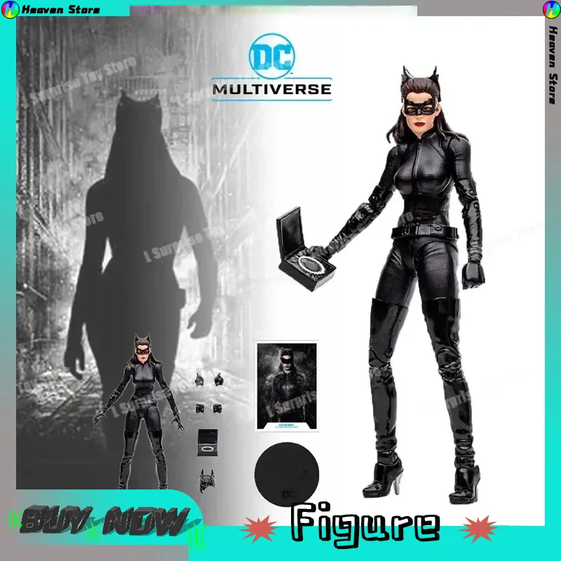 

Original Mcfarlane Toys Dc Multiverse Batman Figure Catwoman The Dark Knight Rises Anime Action Figures Statue Figurine Gift Toy