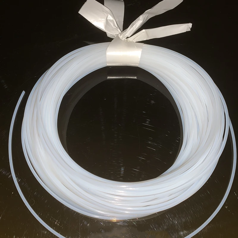 Plastic Tube 5M PTFE Tube ID 0.3-0.6-0.8-1-1.2.1.5-1.6-1.8-2-2.5-3-4-5 mm F46 Capillary Insulated Rigid Pipe Temperature Corrosion Resistance
