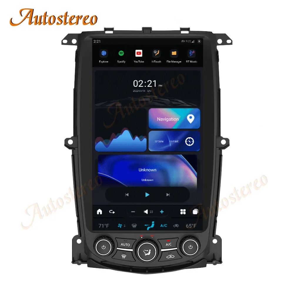 Carplay 13.6 Pollici Android 13 128 Per Nissan 370Z Tesla Style Car Gps Navigation Multimedia Player Radio Tape Recorder Head Unit