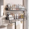 30/40/50CM Bathroom Shelf With Suction Cup Shower Organizer Without Drilling Shampoo Rack Toilet Shelf Bathroom Accessories 1
