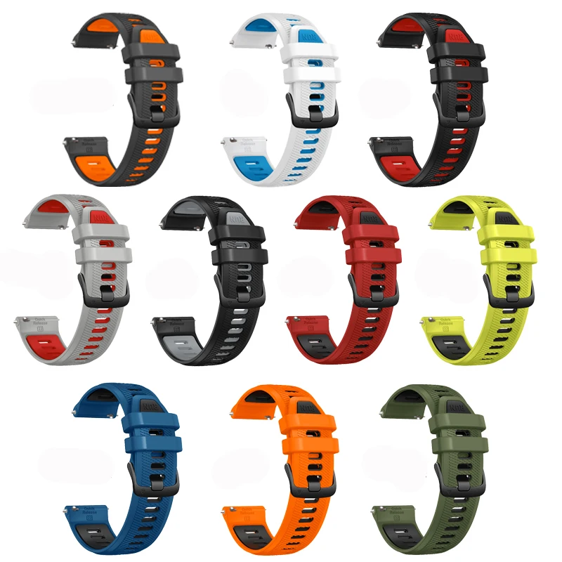 Premium 46mm Silicone Strap - Versatile Wristband Belt