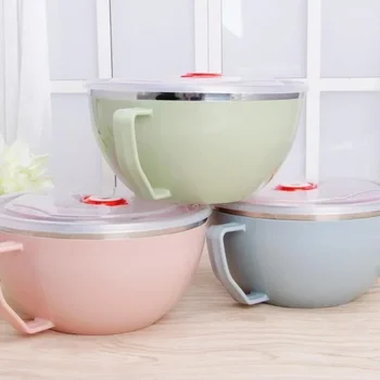 Stainless Steel Mixing Bowl with Handle 1