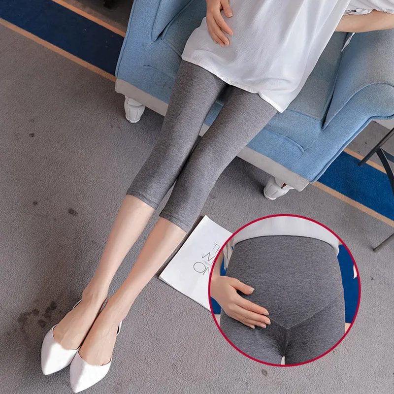 Maternity Leggings Pregnant Casual Pants Fashion Thin Pregnancy Leggings summer Comfort Women Pregnant Winter Clothes