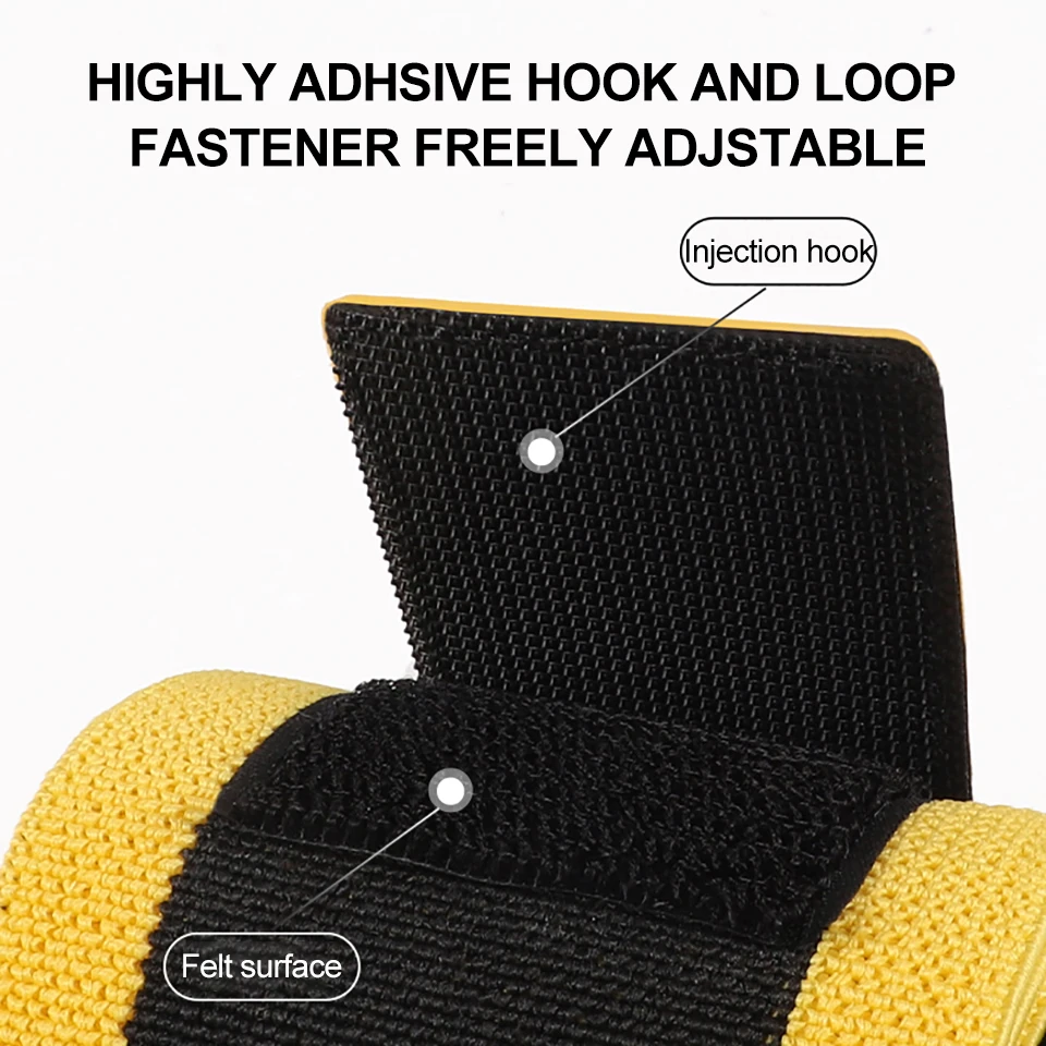 GTUBIKE 1 Pair Elastic Breathable Wrist Support Adjustable Wristbands for Intense Gym Workouts Bench Press Deadlift Fitness