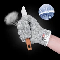 Level 5 Cut Proof Stab Resistant Wire Metal Glove Kitchen Butcher Cuts Gloves for Oyster Shucking Fish Gardening Safety Gloves 2