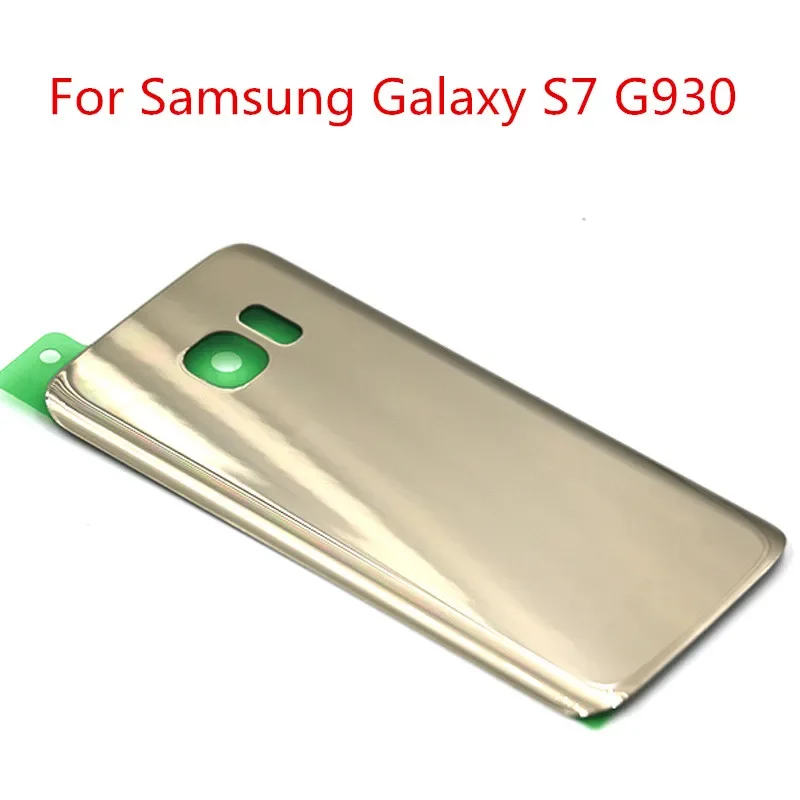 

New Back Battery Cover For Samsung Galaxy S7 G930 G930F G930H Door Rear Glass Housing Case With Logo