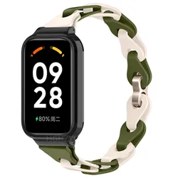 Colorful Chain Silicone Band for Xiaomi Mi Band 8 Active - Stylish Girls' and Women's Strap (5)