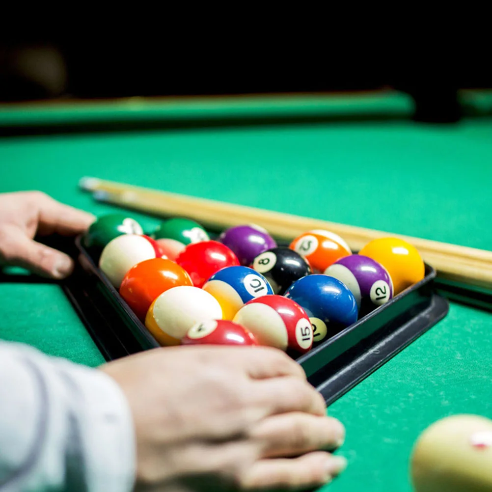 

2 PCS Snooker Table Billiard Triangle Tripod Rack Retro Style Positioning Frame Games Balls Holders Pool
