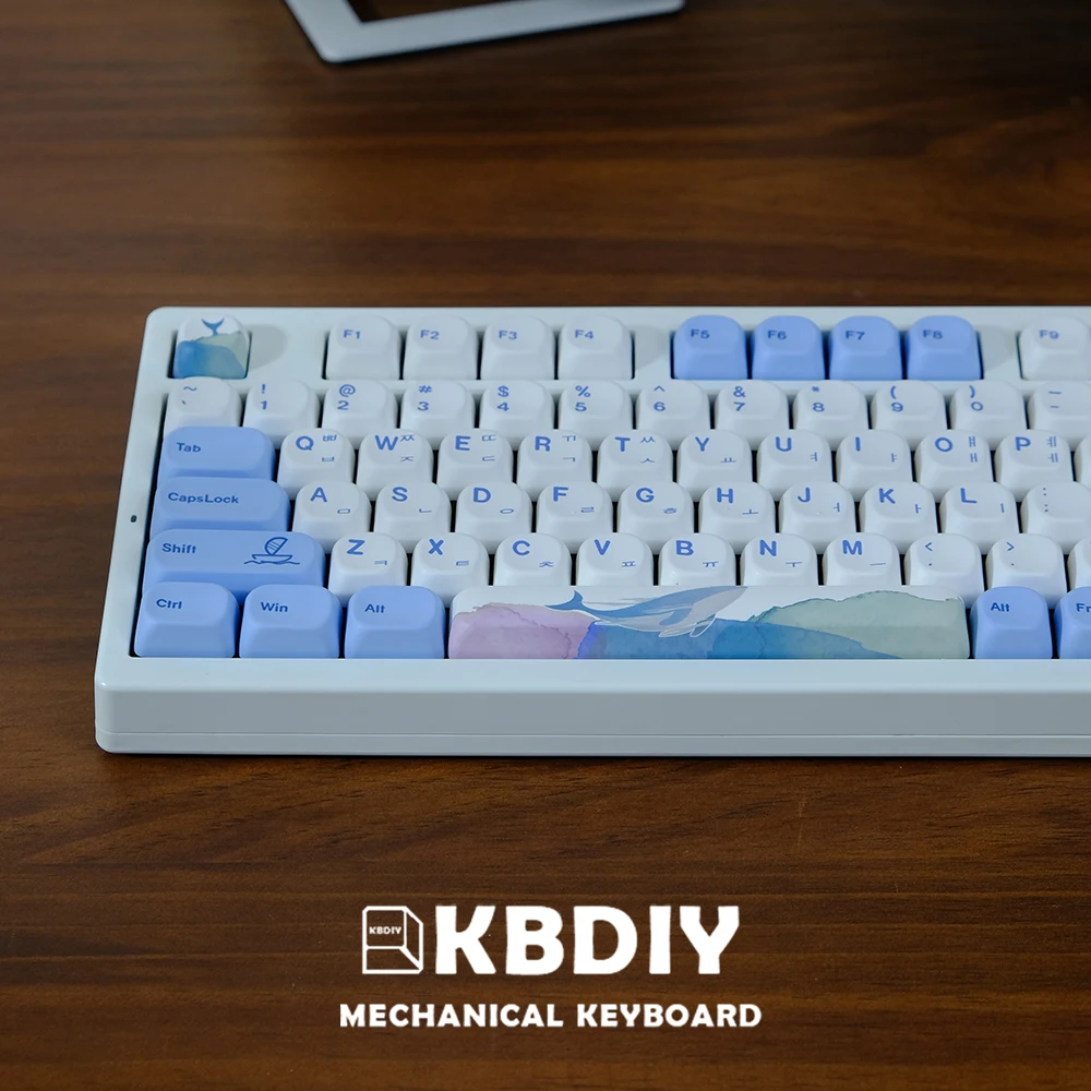 KBDIY-Teclas japonesas oceano baleia, perfil KOA, teclado