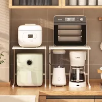 2PCS Kitchen Organizer Suitable for Micro-waveoven,Air Fryer and Electric Cooker etc,Spice Storage Rack Versatile Storage Shelf 1