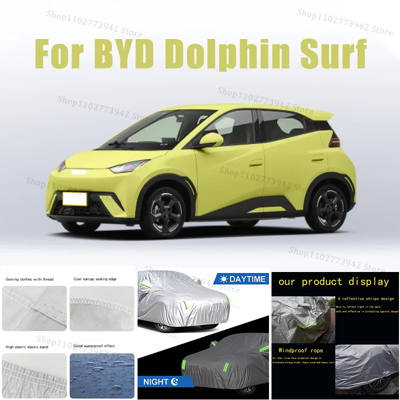 Car Cover Protection Sunscreen Heat Insulation Dust Resistant