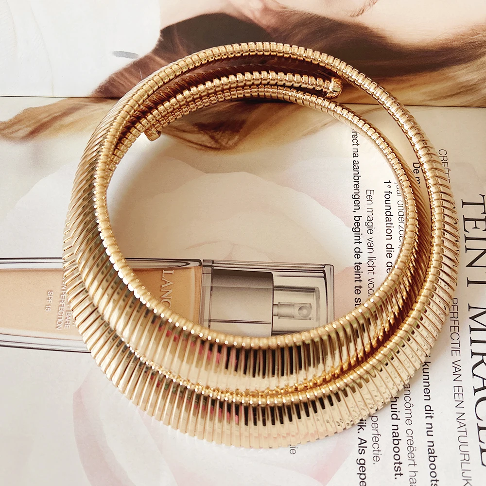 Open Spring Bracelet Bangles Exaggeration Set Chains Madera Rhinestone Pulseira Estrela de Cinco Open necklacess bracelet jewelry leather bracelets shell charm bracelets