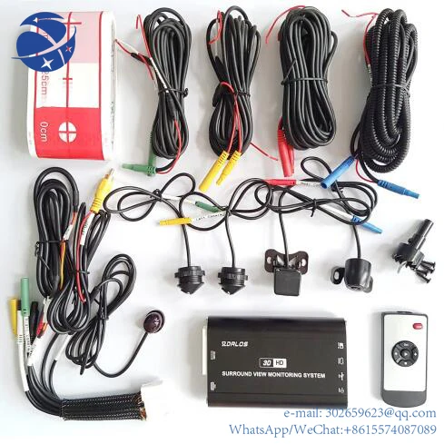 

yyhc 4pcs 1080P camer 3D HD Surround View Car Security Recording System 360 Degree Bird View panorama BUS camer System