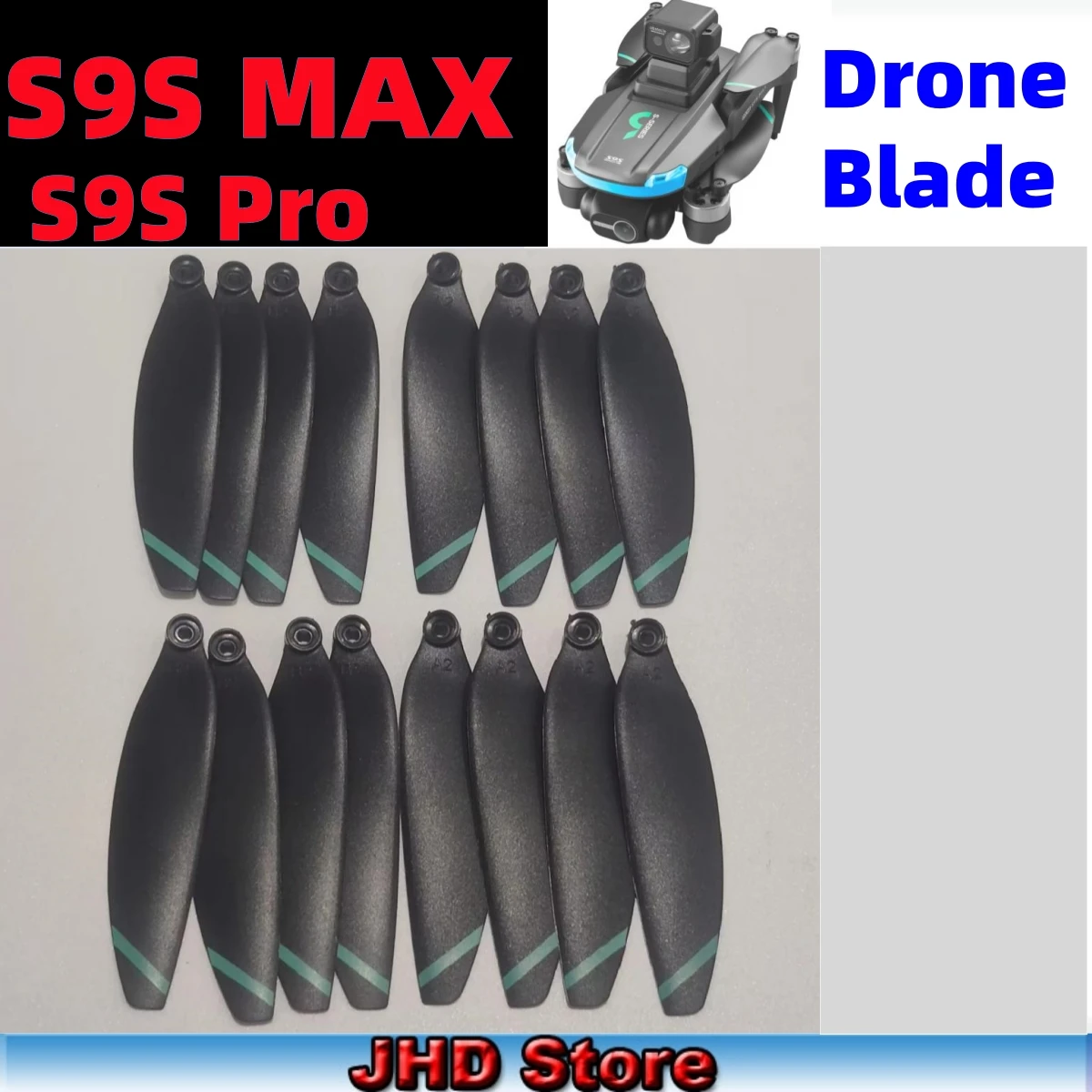 Drone propeller drone propellers drone propeller blades propeller replacement parts JHD Original S9S MAX Propellers LSRC S9S/S9SPro Drone Spare S9S Paddles Accessories Parts Leaf