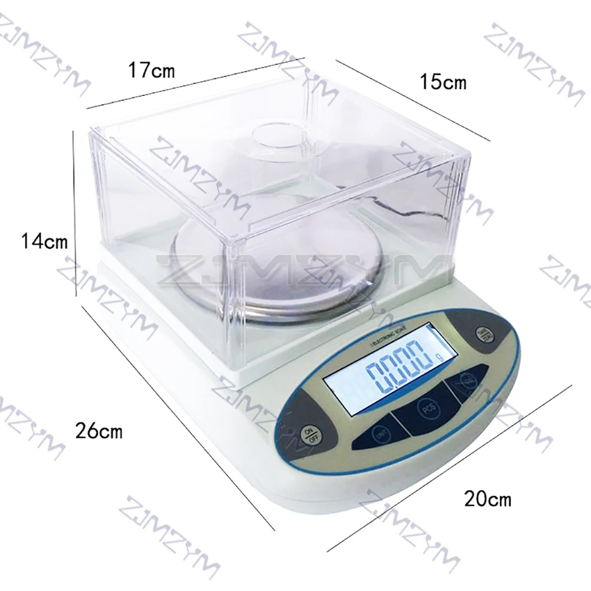 500g x 0.001g Electronic Balance Scale High Precision