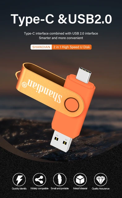 MOVE SPEED 1 TB Chiavetta USB 3.2 - Unità Flash A Stato Solido Con 520 MB/s, Unità USB Di Tipo C Ad Alta Velocità Di Seconda Generazione - Foto 9