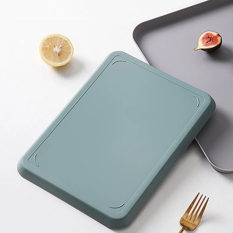 1PC Minimalist PP Plastic Tray Rectangular Storage Tray Heat-resistant Non-slip Dinner Plate Home Kitchen Fruit Dessert