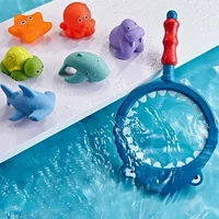 Baby Bath Toys Bathing Cute Swimming Turtle Whale Pool Beach Classic Fishing Water Toy For Kids Water Playing Toys 1
