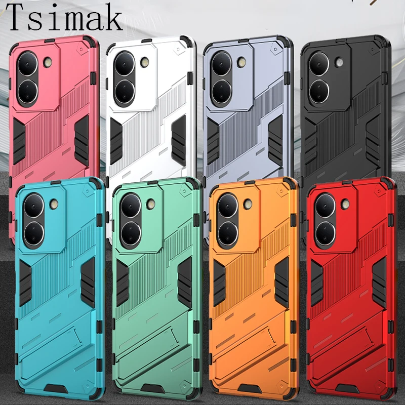 Custodia Antiurto Per Armatura Per Vivo Iqoo Neo 8 12 Pro X100 Z7 Z7X Z8 Z8X Y16 Y36 Y27 S17 S17E V27 V27E V29 V29E X80 Lite Cover Per Telefono