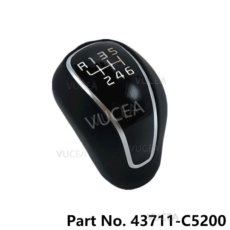

Genuine OEM Leather Gear Shift Knob Lever 6-Speed For Kia Sorento UM 2015 - 2019 K2500 Bongo 43711-C5200 43711 C5200 43711C5200