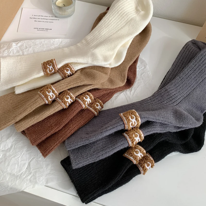 Cozy Thicken Winter Casual Socks - Soft Knit Snow Boot Hosiery