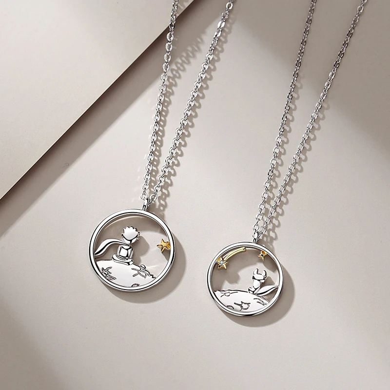 MyGiftHome The Little Prince and The Fox Necklace