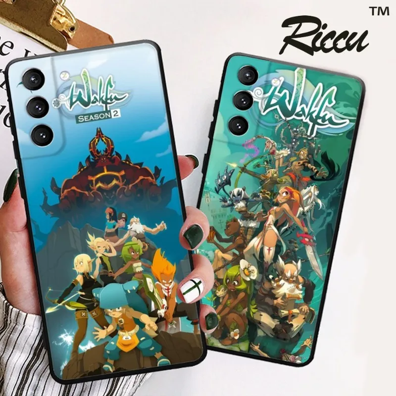 

W-wakfu Gaming Phone Case For Samsung Galaxy S22 23 21 S20 FE Ultra S10 S9 Plus S10e Note 20Ultra 10Plus Cover