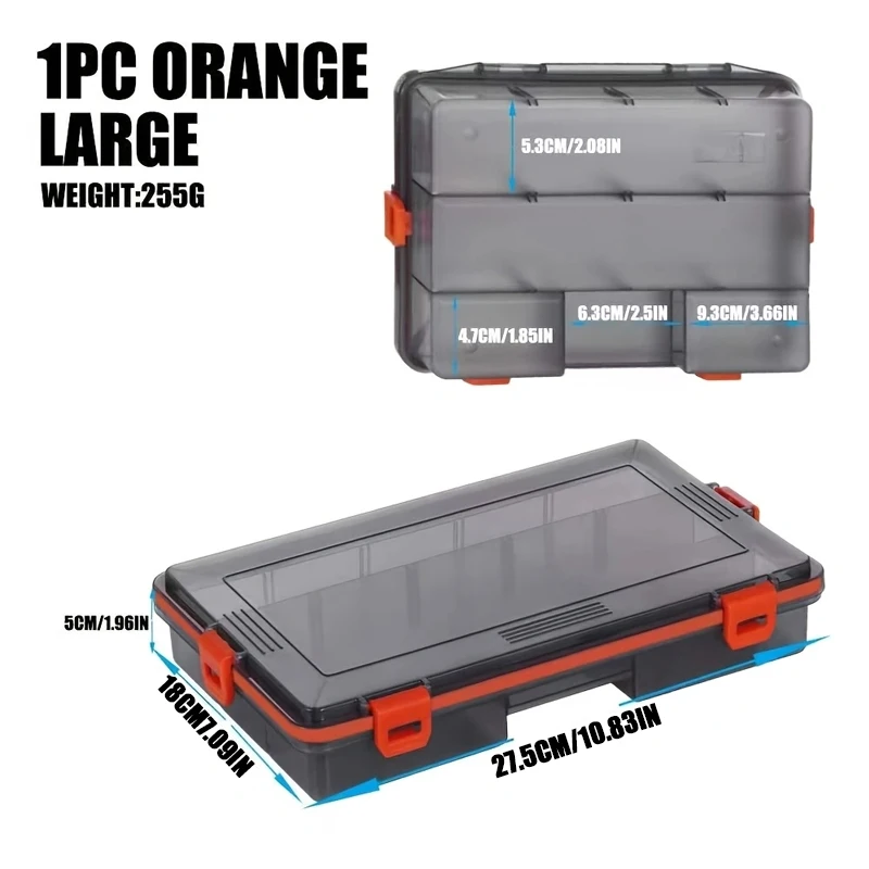CAZULO Durable Waterproof Fishing Gear Box 6