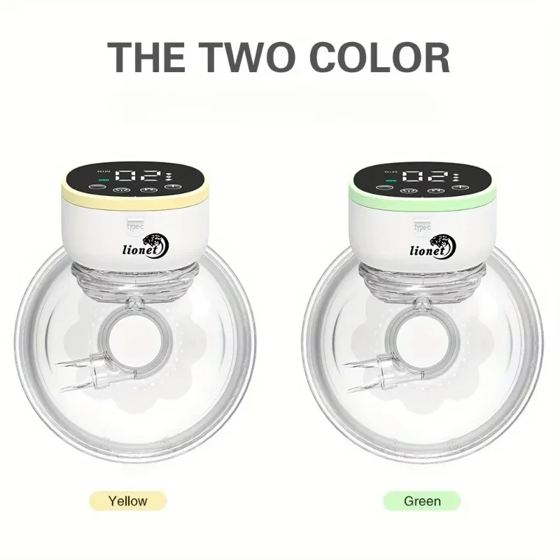 Wearable Electric Breast Pump Hands-free Milk Collection Invisible, Automatic Intelligent Double-sided Breast Pump Portable 5