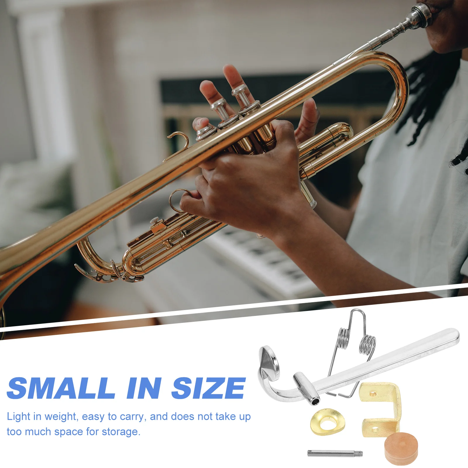 Complete Set of Trombone Accessories Part Draining Component Valves Corks Bond Water Gate Key Pads with