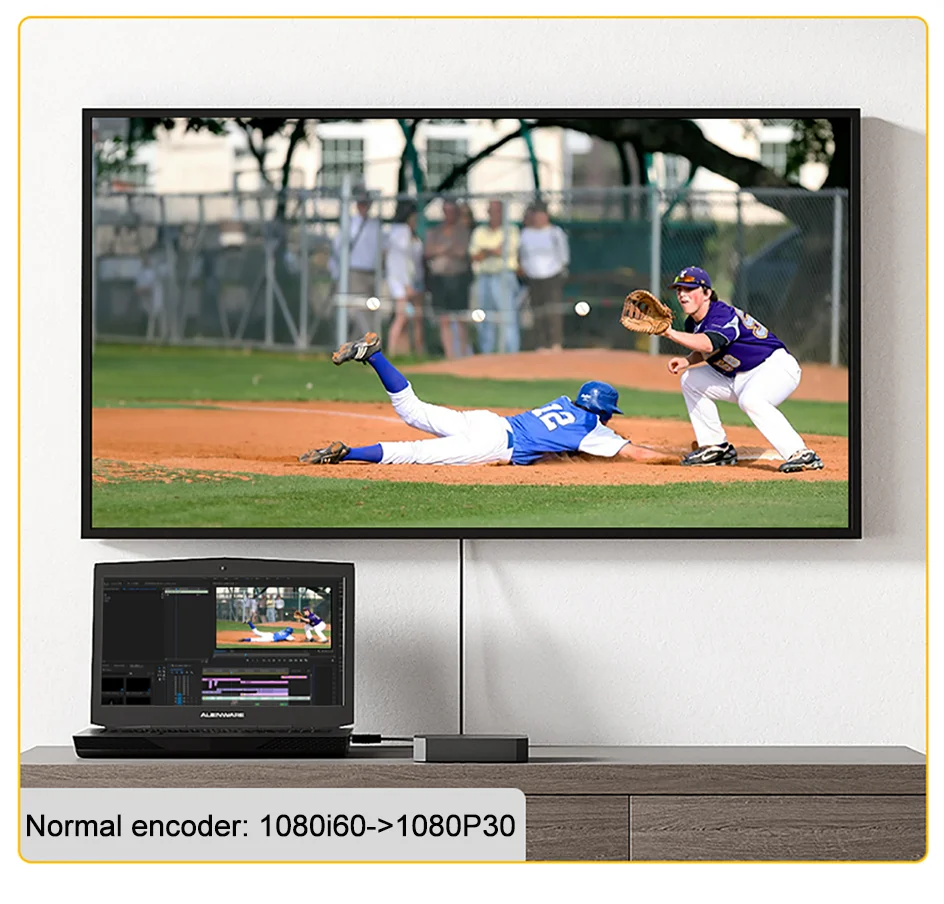 LinkPi 1-channel VGA Capture Decoder VGA1 HD Encoder H265 Multi-platform Live Bo