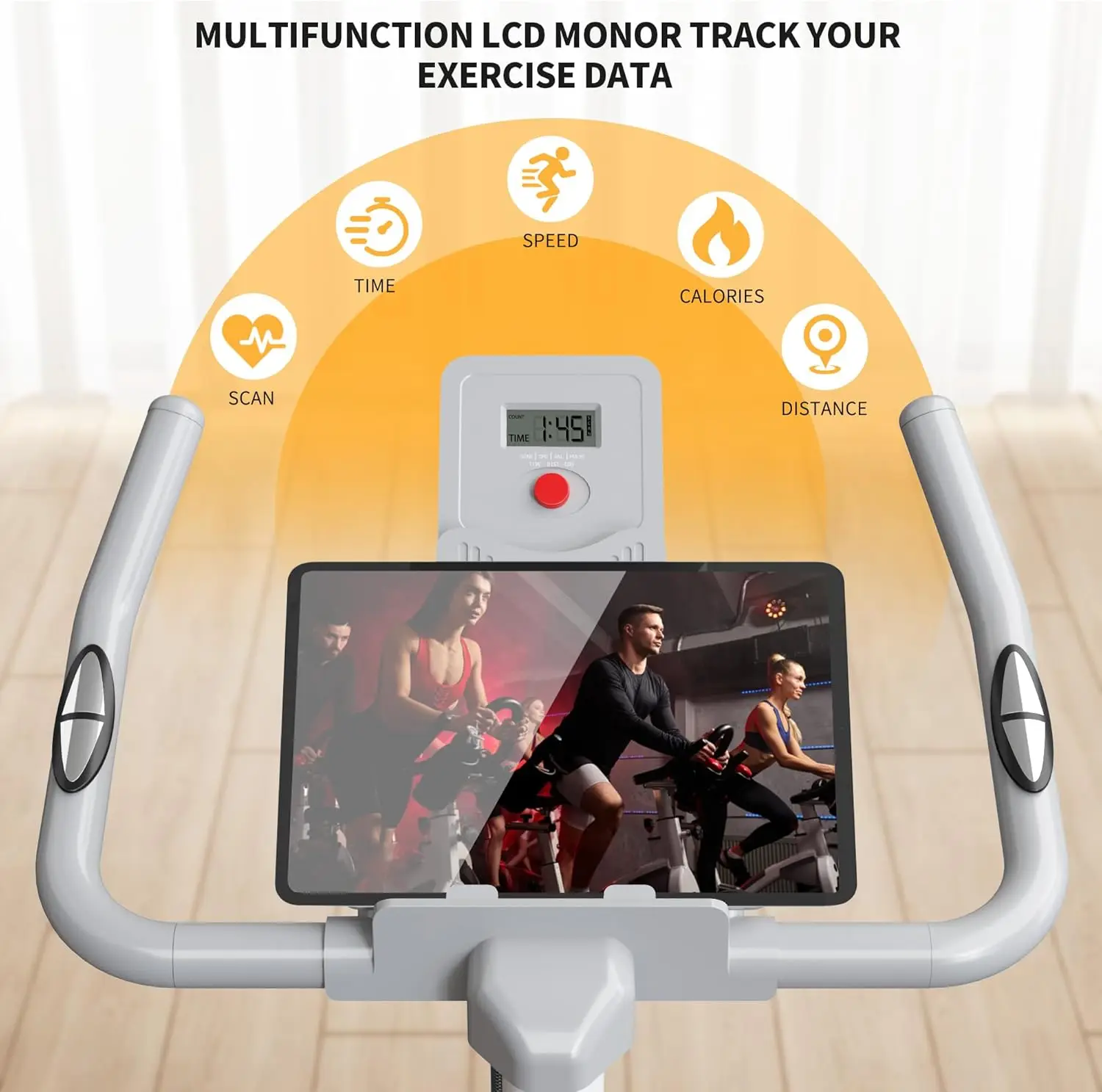 Exercise Bike Magnetic Resistance Stationary Bike,Indoor Cycling Bike for Home Cardio,Fitness Bike for Home Digital Display