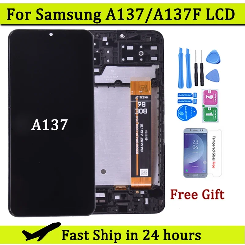 

6,6 ''для Samsung A13 A137, ЖК-дисплей с сенсорным экраном, дигитайзер для Samsung A137 SM-A137F, SM-A137F/DSN,