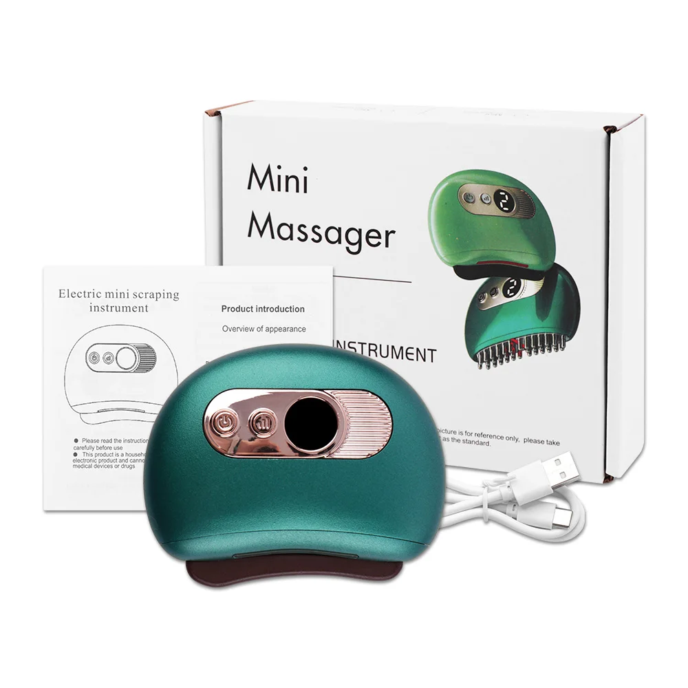 Electric Gua Sha Massager – Heat, Vibration & LED for Face, Neck & Body