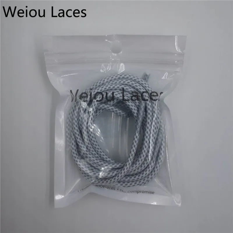 Weiou Creative New Lace Designs Reflective Shoelaces Magic White 3M Rope Laces Sports Pretty Shoestring For Shoes boots Sneakers