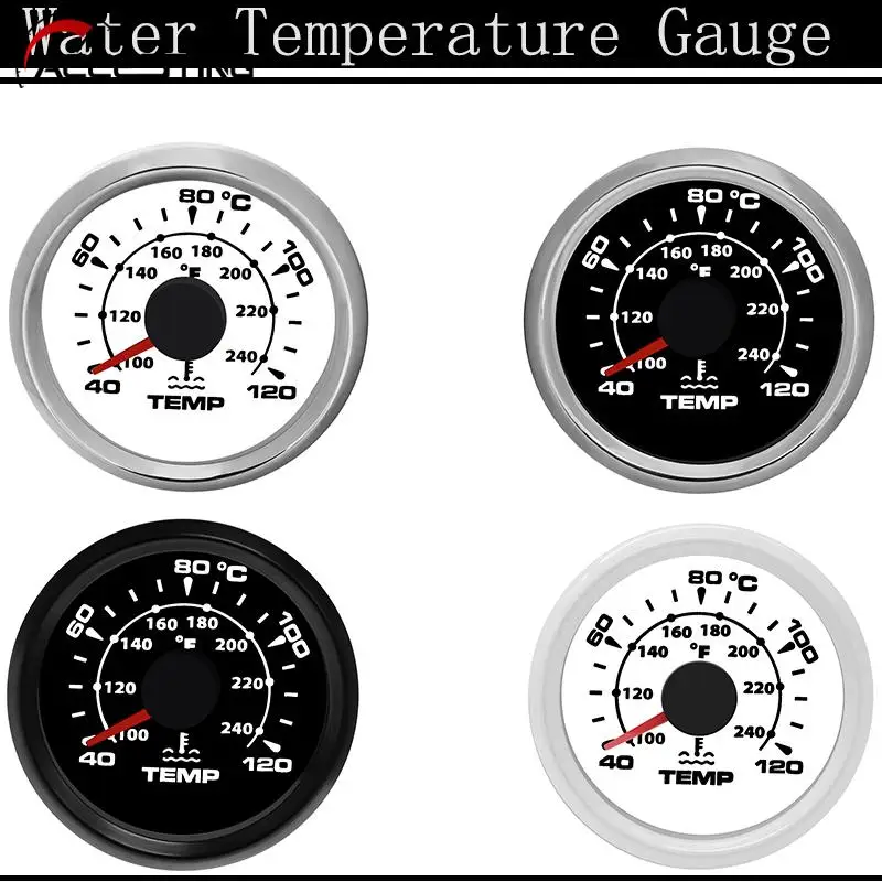 40120 Celsius Boat Car Water Temperature Gauge Digital Temperature