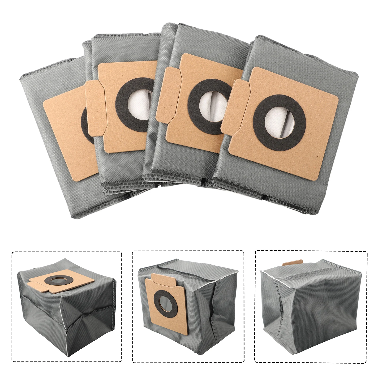 4/10Pcs Dust Bags For Clean X8 Pro Robot Vacuum Self-Empty Station 4-Layer Bag Vacuum Cleaner Replacement Parts