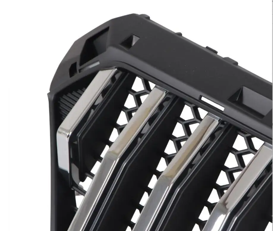 Car Grilles Moulding ABS grille radiator for Hyundai Santa fe Black Silver