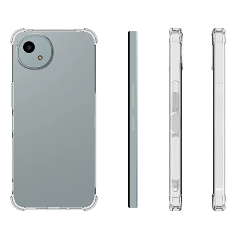 Clear Air Cushion Silicone Bumper TPU Back Cover Soft Phone Case