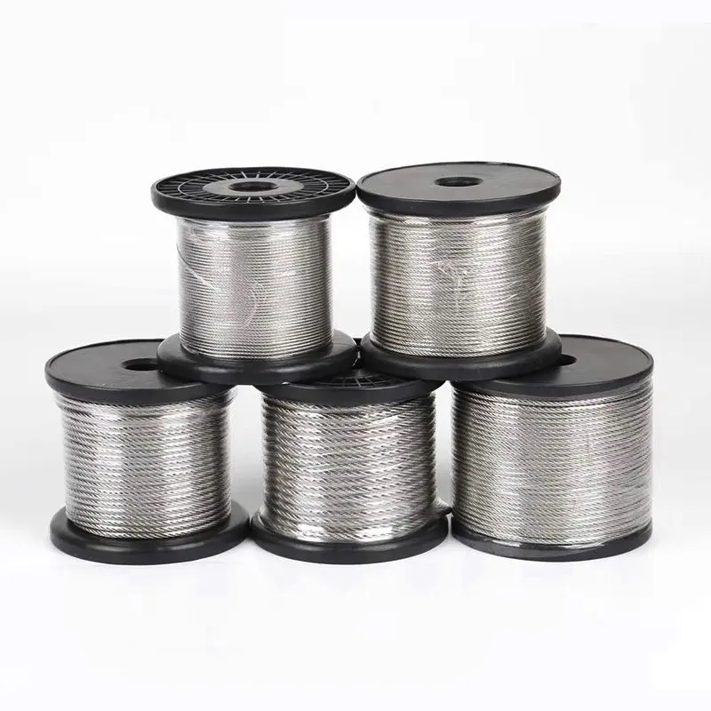 Premium 10M Flexible Stainless Steel Fishing & Lifting Wire Rope Cable