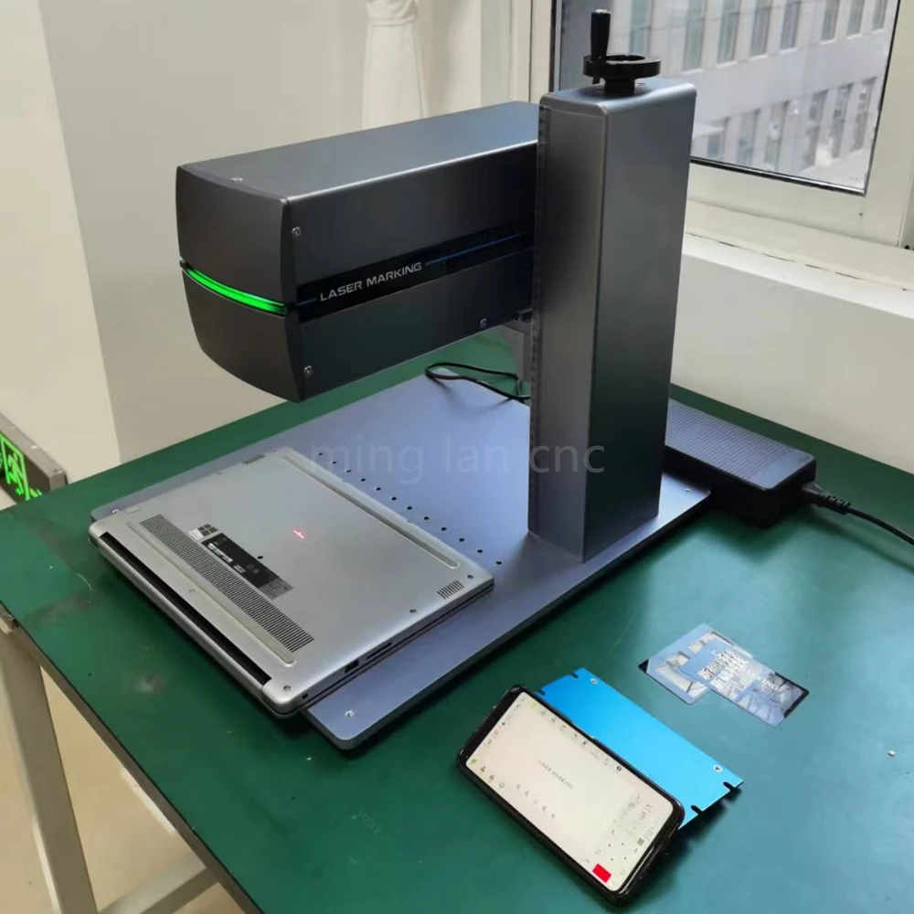 20W 30W Fiber Laser Marking Machine Mobile APP Operate for Metal 3