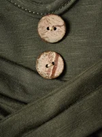 Plus Size Women's Tie Dye Print Dress Mock Button Crossover High Waisted Sleeveless A Line Mini Dress Summer Dresses - Image 3