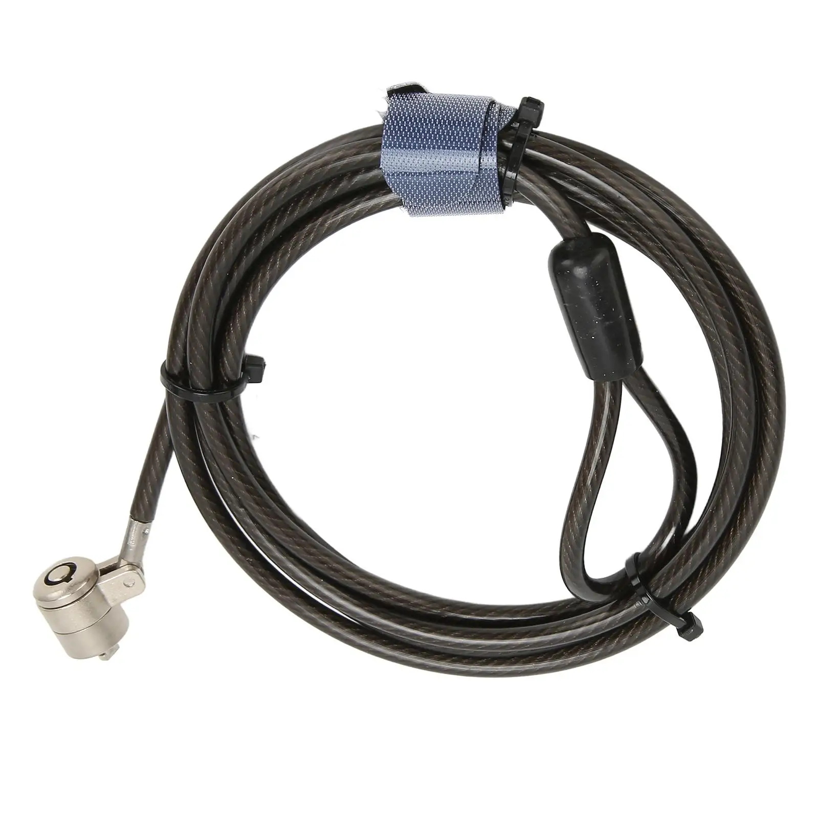 Adjustable Laptop Cable Lock with 2 Keys-Theft Prevention Security Lock for 6x2 .5mm Nano Holes-Flexible Length