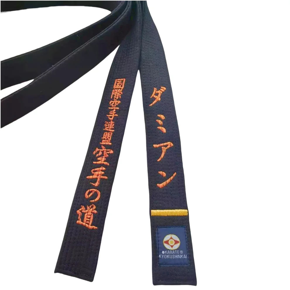4.5cm Kyokushinkaikan Karate Belts Taekwondo Black Belt Judo Aikido  Ju-Jitsu Martial Arts Master Coach Teacher Custom Embroidery - AliExpress, image size:990x990