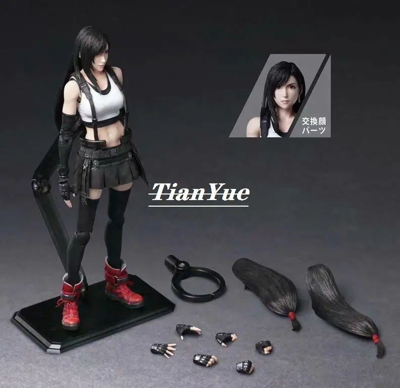 

PLAY ARTS Tifa Lockhart Articulated Action Figure Model Decoration 25cm